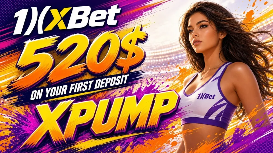 1XBET account, setting up, logging in and using promo code XPUMP