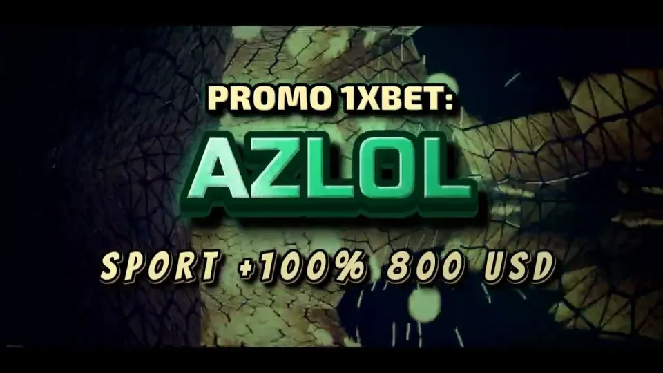 Enter promokode 1xBet AZLOL at signup to boost your first deposit by 100% up to $800